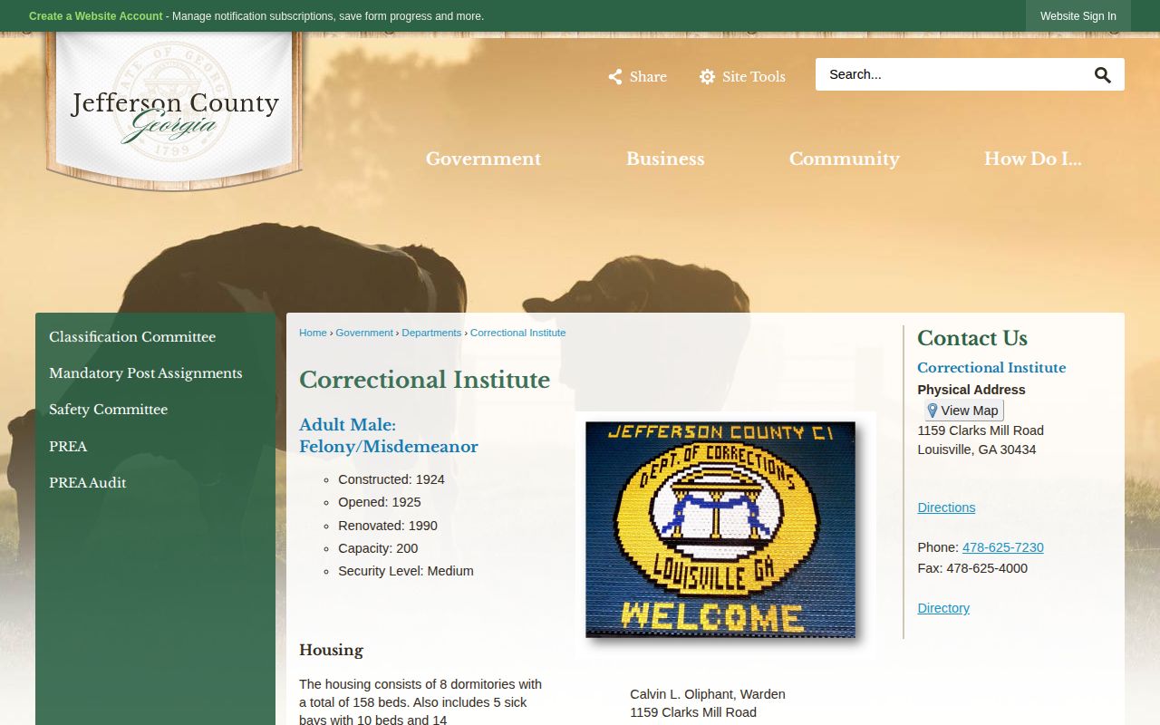 Jefferson County Correctional Institution release source